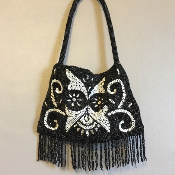 Vintage Beaded Cat Purse  - Picture 3 of 3